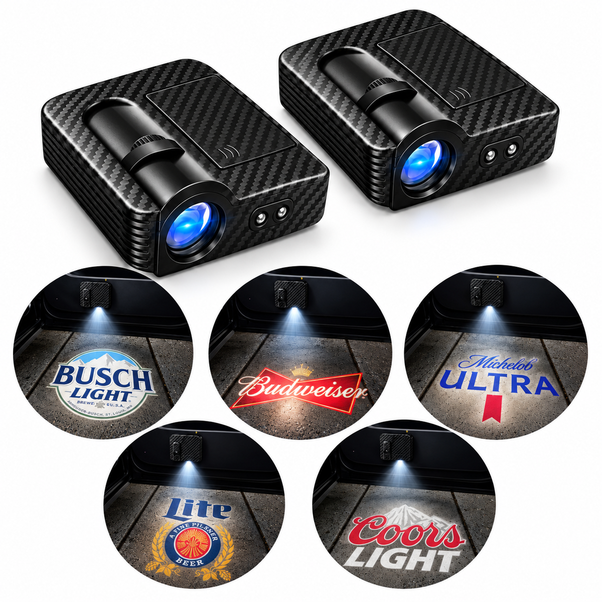 Beer Glow Car Projector